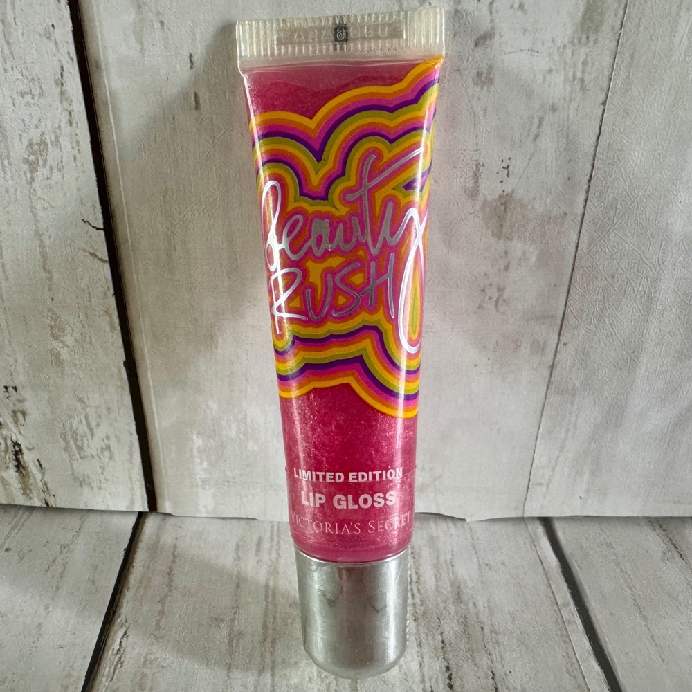 Victorias Secret Beauty Rush Wondermelon Limited Edition Lip Gloss Pink Shimmer